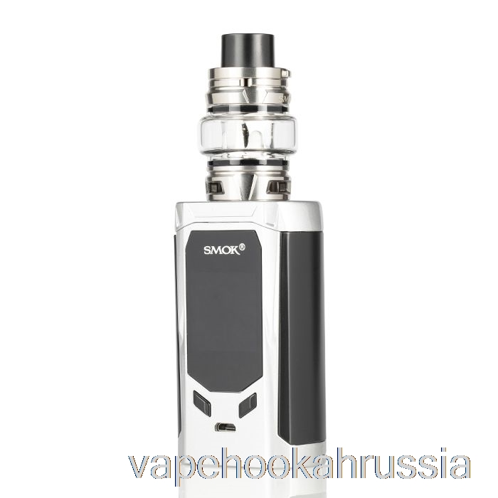 Vape Russia Smok R-kiss 200w и Tfv8 Baby V2 стартовый комплект серебро